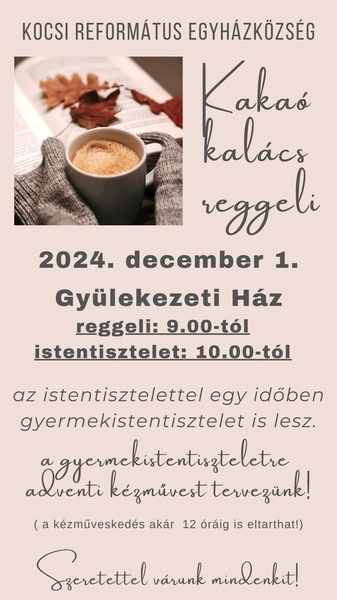 Kakaó- kalács 2024